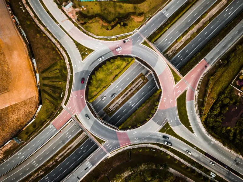 Aerial snimak predela